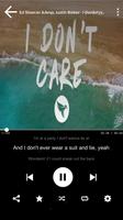 I Don't Care ~ Ed Sheeran & Justin Bieber Offline screenshot 1