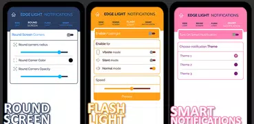 Bildschirm Rand Licht Benachrichtigungen