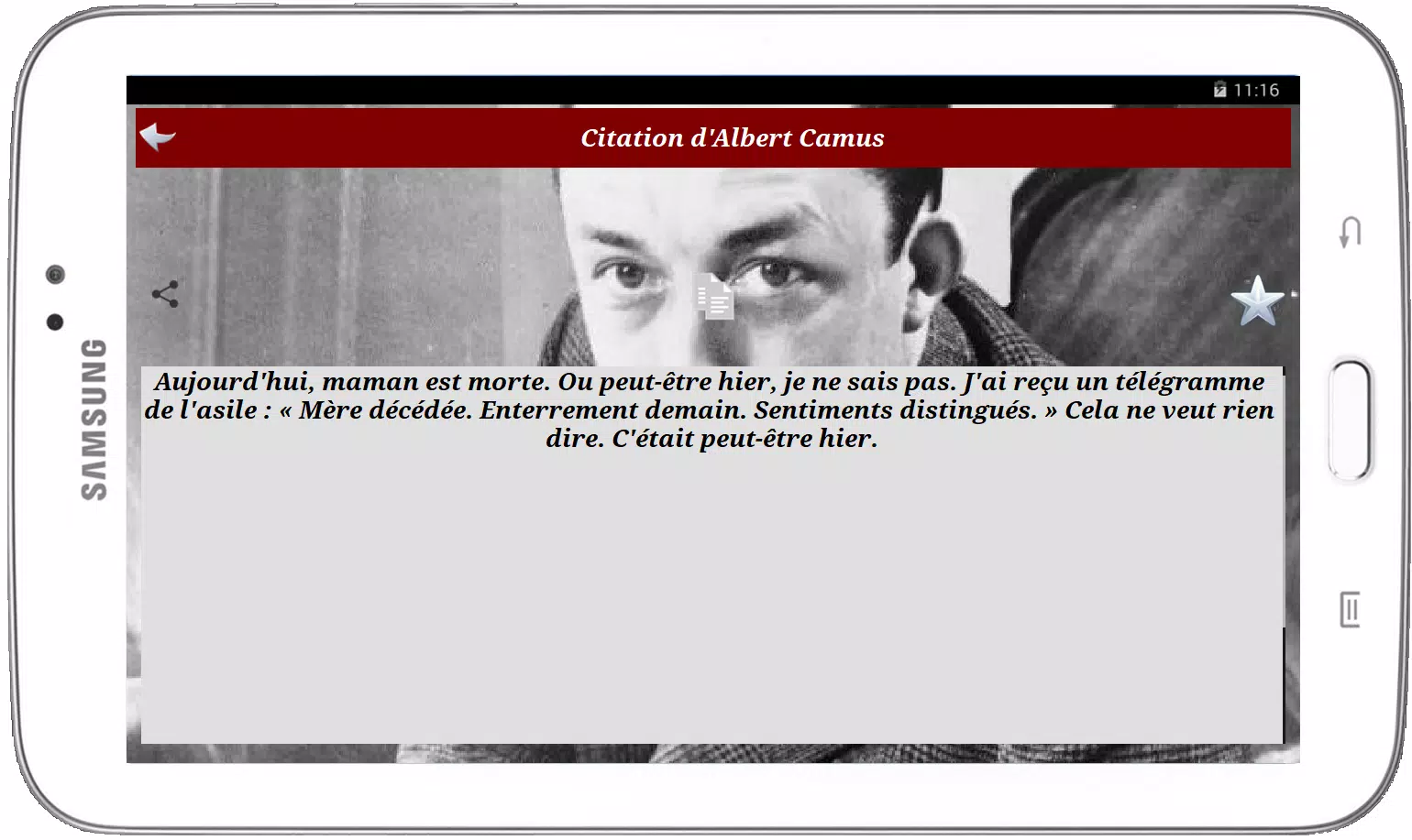 Citations De Albert Camus For Android Apk Download