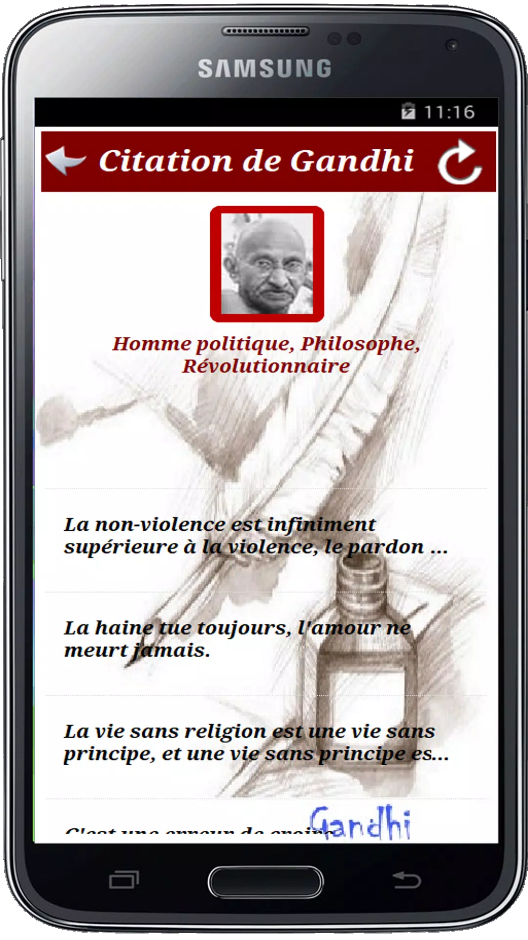 Citations De Gandhi Apk For Android Download