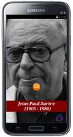 Citation De Jean-Paul Sartre Affiche
