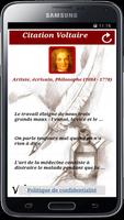 Citations de Voltaire Affiche