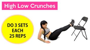Flat Stomach Exercises اسکرین شاٹ 1