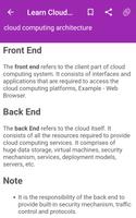 Learn Cloud Computing स्क्रीनशॉट 2