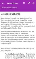 Learn DBMS স্ক্রিনশট 2