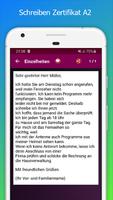 Schreiben Zertifikat A2 capture d'écran 2