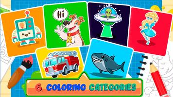 Art Coloring: Drawing Games Affiche