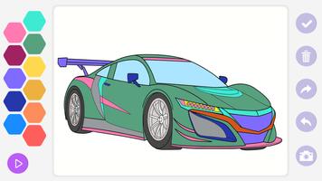 Car Coloring Book for Kids imagem de tela 1