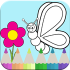 Butterfly Coloring Book आइकन