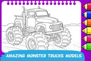 Monster Truck Coloring স্ক্রিনশট 1