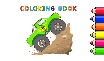 Monster Truck Coloring Ekran Görüntüsü 3