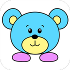 Teddy Bear Coloring Book icône