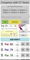 Party Seats Election Sim. MAX+ تصوير الشاشة 2