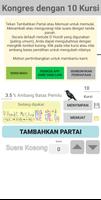 Simulator pemilu untuk kursi penulis hantaran