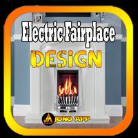 Electric Fireplace Design plakat