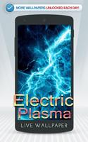 Elektrisch Plasma Live Achterg-poster