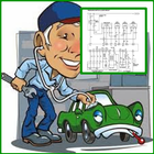 Electrical Circuit Diagram Car icon