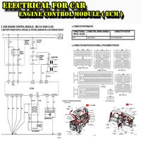 motor controle module (ecm) voor auto-poster