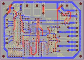 Projeto de placa de circuito eletrônico imagem de tela 1