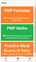 PMP Maths, Formula, Mock Exam Affiche
