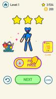 برنامه‌نما Huggy Wuggy Stickman عکس از صفحه