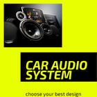 Car Design Audio System Zeichen