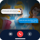 fake call video with Princess