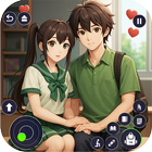 Anime Highschool Liebesleben Zeichen