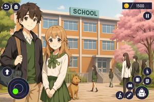 Anime Highschool Liebesleben Plakat