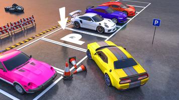 jogos de carros estacionamento Cartaz