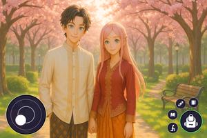 sakura sekolah Kisah Cinta poster