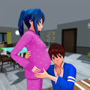 Anime Schwangere Mutter 3D Sim APK