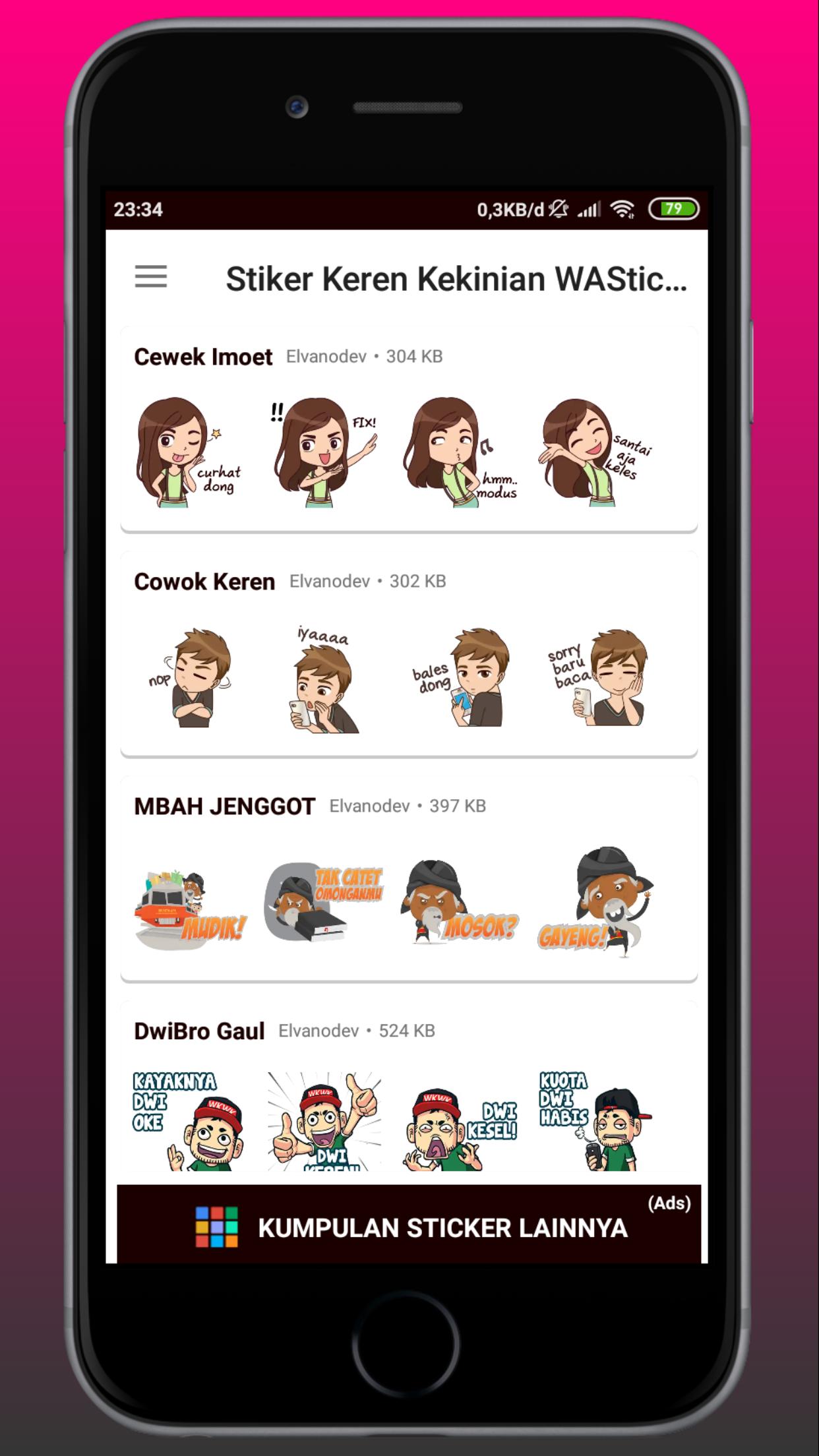 Stiker Wa Kekinian For Android Apk Download
