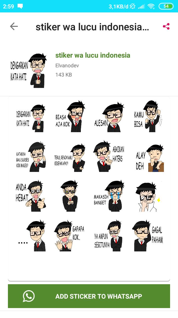 Stiker Wa Lucu Indonesia For Android Apk Download