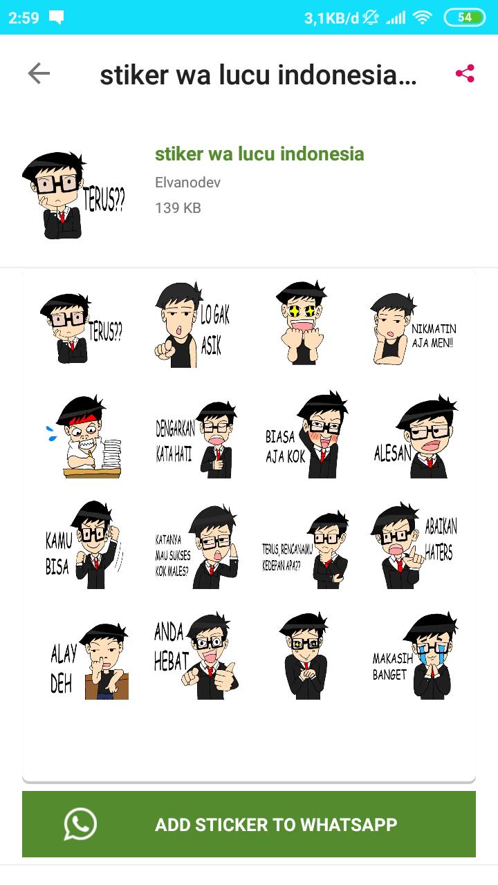 Stiker Wa Lucu Indonesia For Android Apk Download