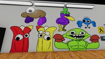 Garden of Scary Banan And Evil Affiche