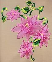 پوستر Embroidery Pattern Design