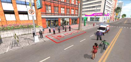 Jeux d'ambulance ville 3D Affiche