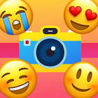 Editor de fotos emoji agrega e icono