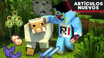 Oggy y cucarachas Minecraft Poster