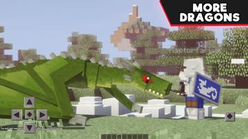 Dragon Mounts Mod Minecraft PE Affiche