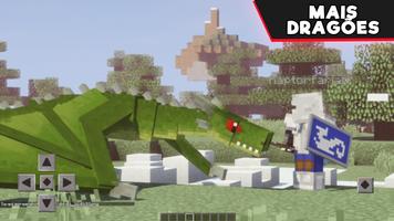 Dragon Mounts Mod Minecraft PE Cartaz