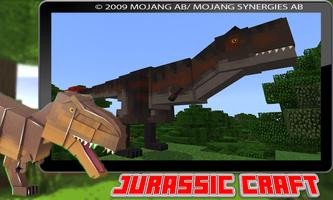 Jurassic Craft Mod Minecraft постер