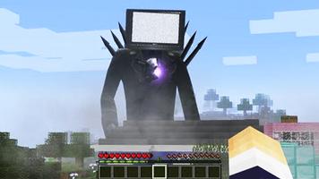 TVman Mod Skibidi Minecraft PE تصوير الشاشة 3