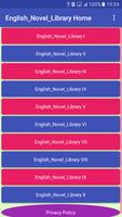 English_Novel_Library Plakat