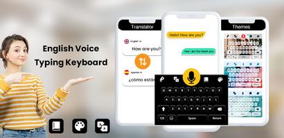 English Voice typing Keyboard 海報