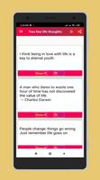Two line life thoughts постер