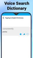 English to Tagalog Dictionary capture d'écran 1