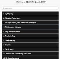 Poetries in English Screenshot 3