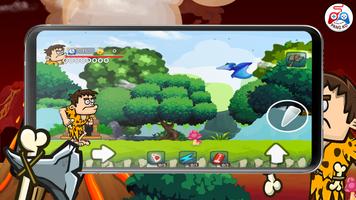 Caveman Hero Adventure Game captura de pantalla 1